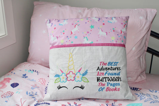 Unicorn Horn Pocket Pillow Slip image 0